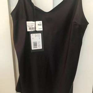 NWT Paige Silk Black Cherry Camisole